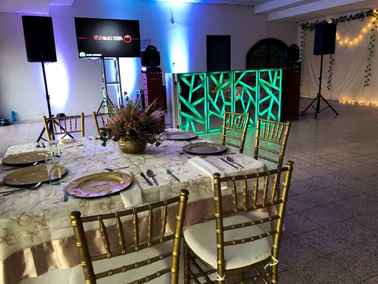 Jardin de eventos con Dj incluido