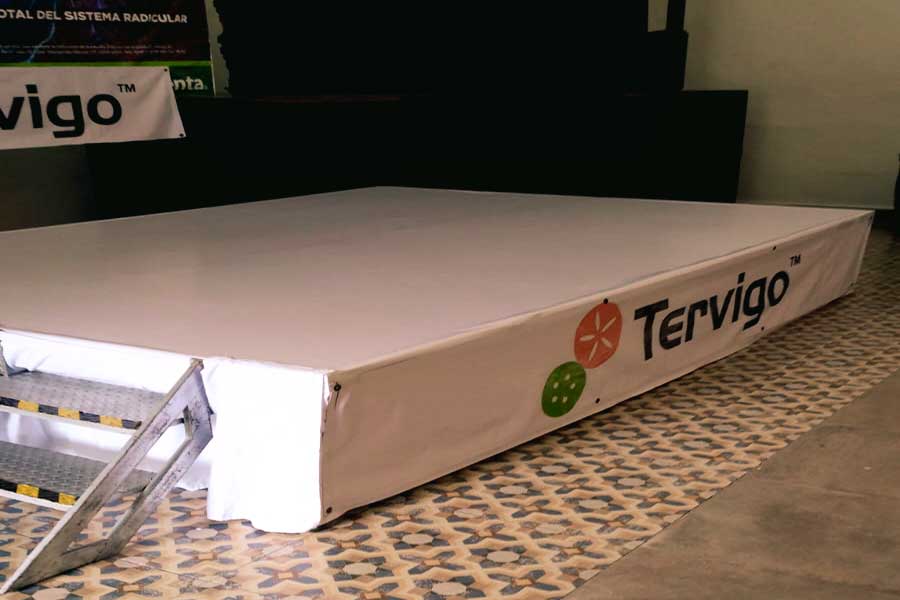 Tarima nivel bajo en renta