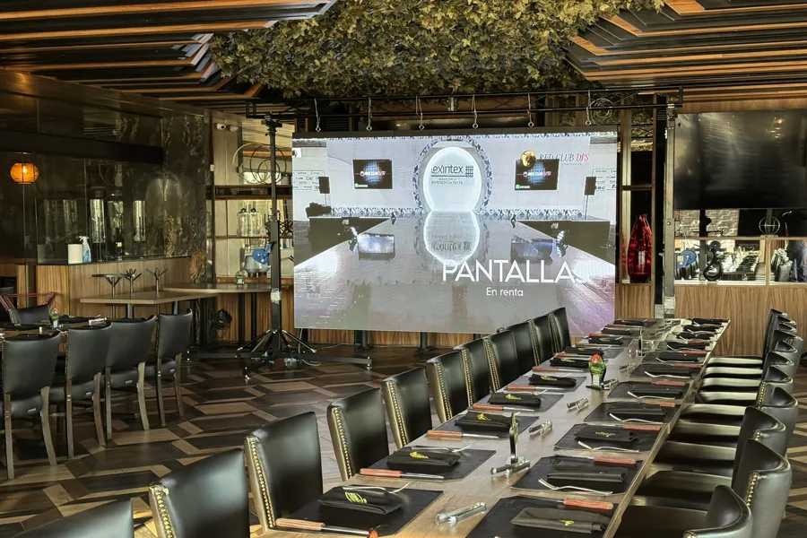 Renta de pantallas LED en Puebla para restaurante o evento social